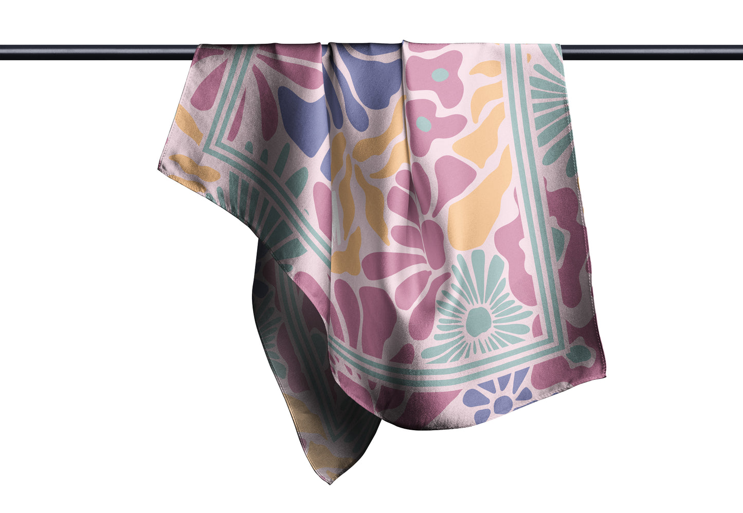 Pañuelo LET YOURSELF BLOOM | Rosa