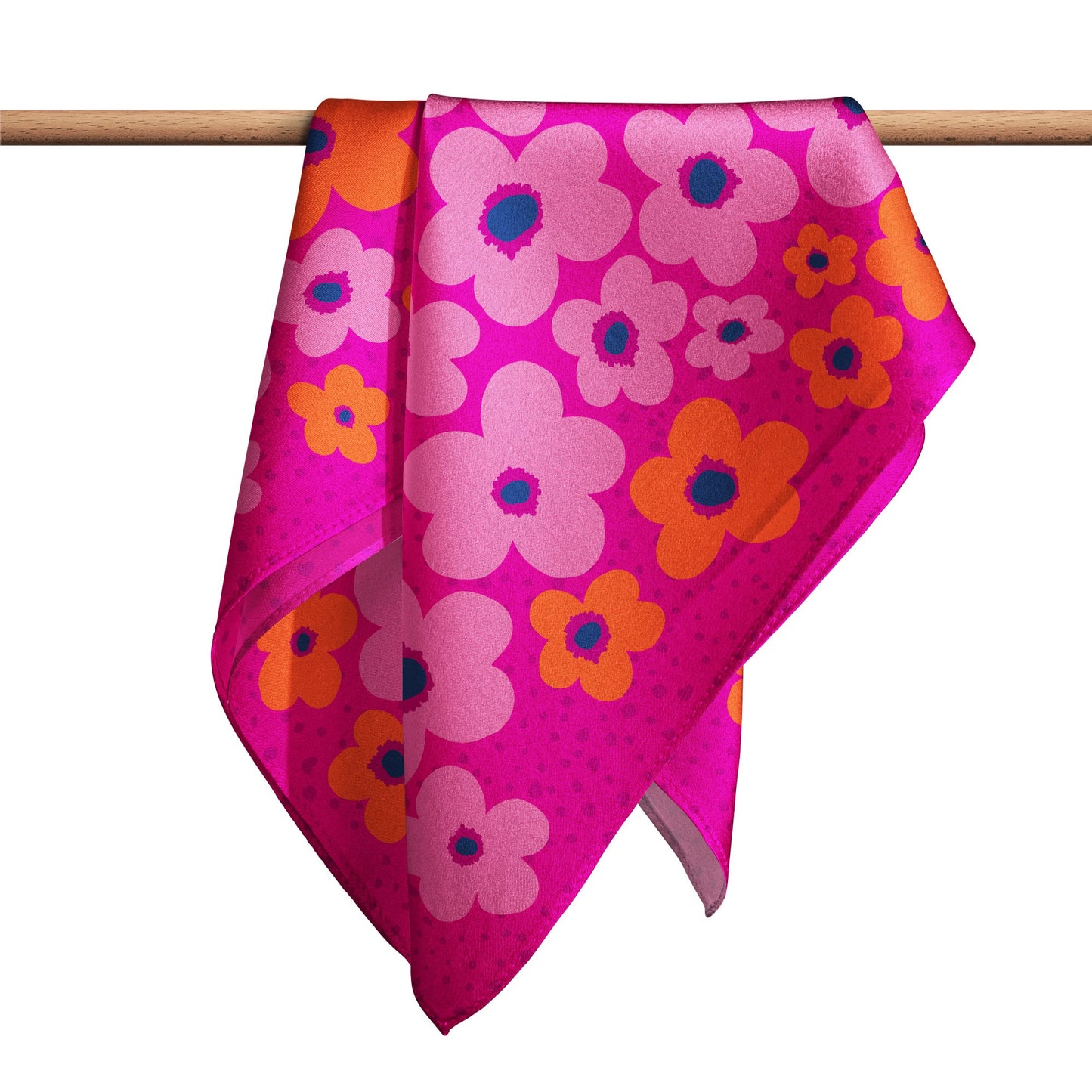Pañuelo JARDÍN SECRETO | Fucsia