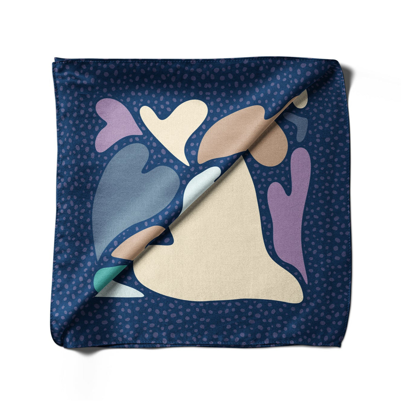 Pañuelo CORAZÓN DANZANTE | Azul