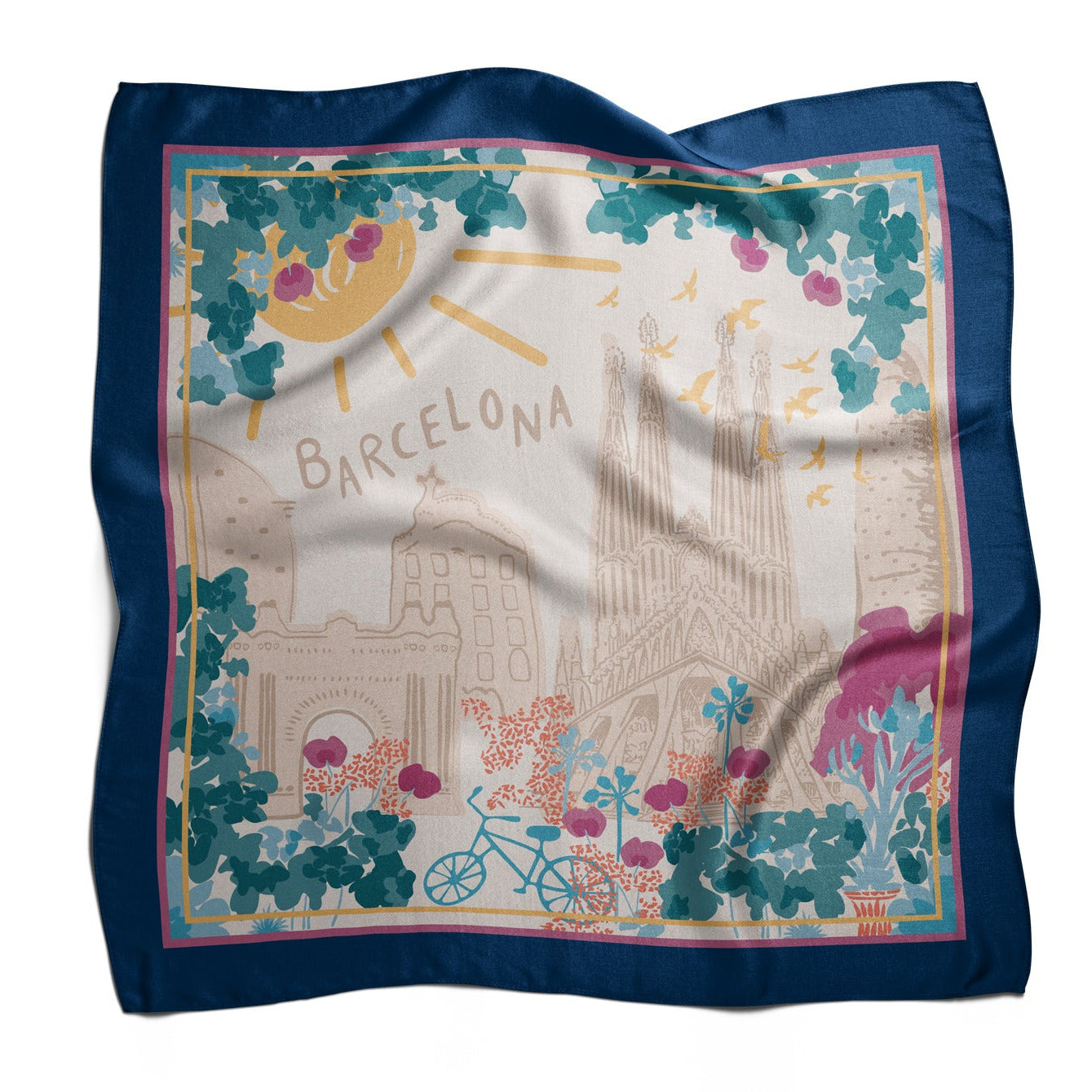 Pañuelo BARCELONA | Azul