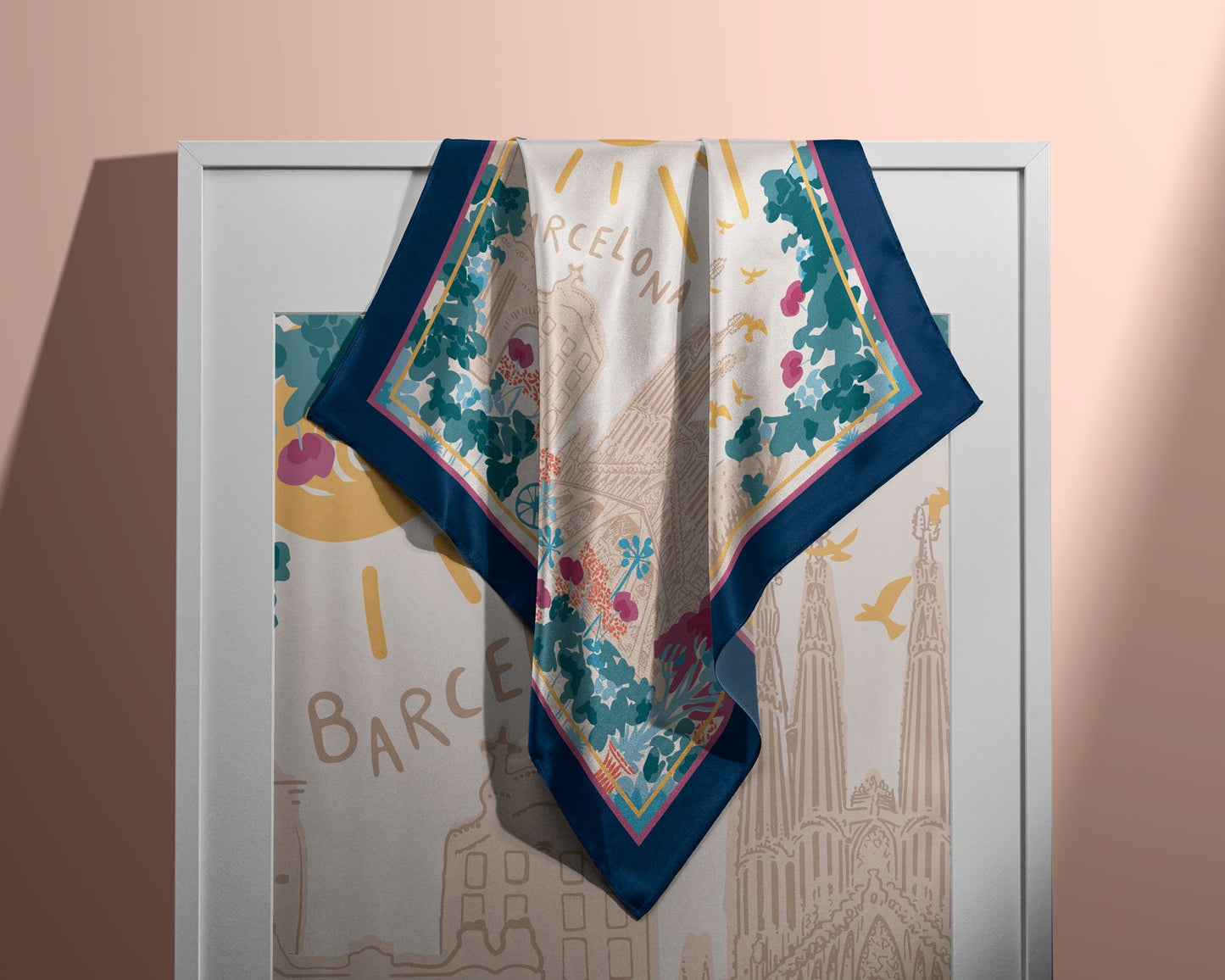 Pañuelo BARCELONA | Azul