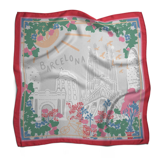 Pañuelo BARCELONA | Blanco