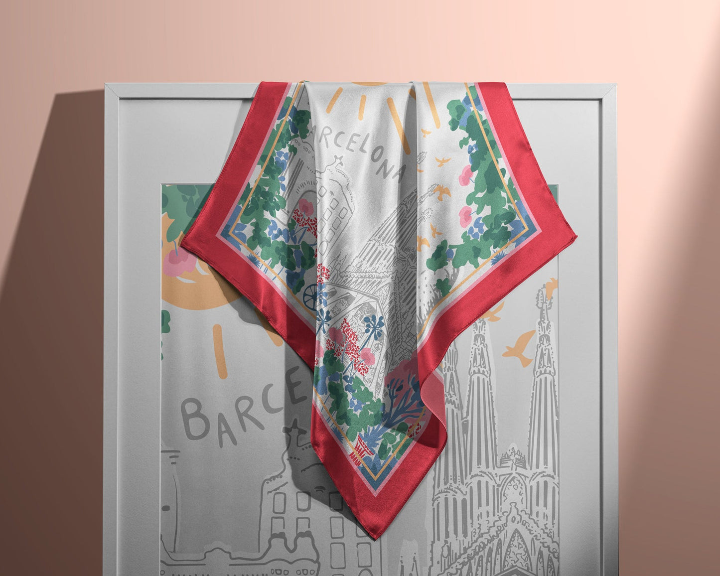 Pañuelo BARCELONA | Blanco