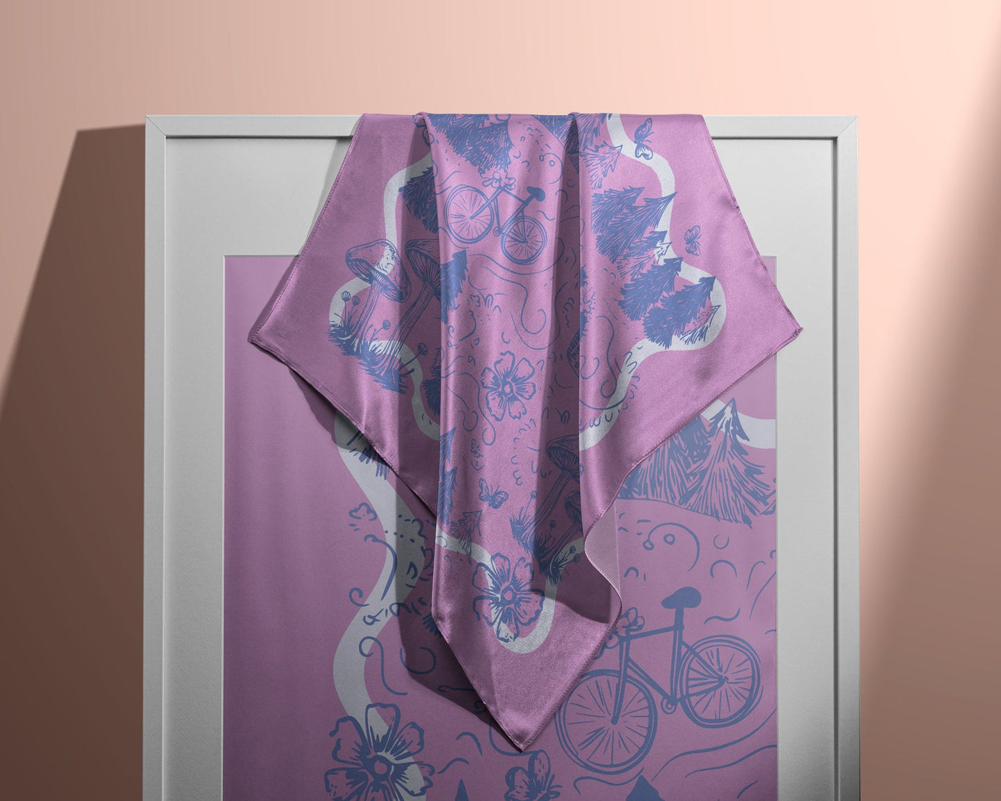 Pañuelo BOSQUE ENCANTADO | Lila