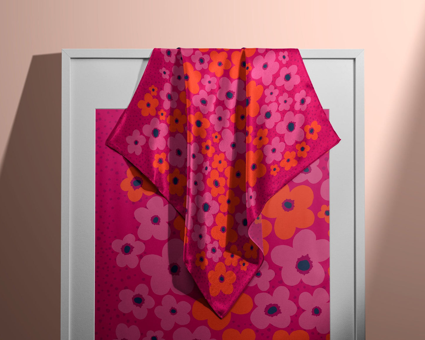 Pañuelo JARDÍN SECRETO | Fucsia