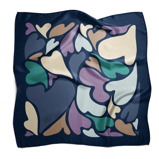 Pañuelo CORAZÓN DANZANTE | Azul