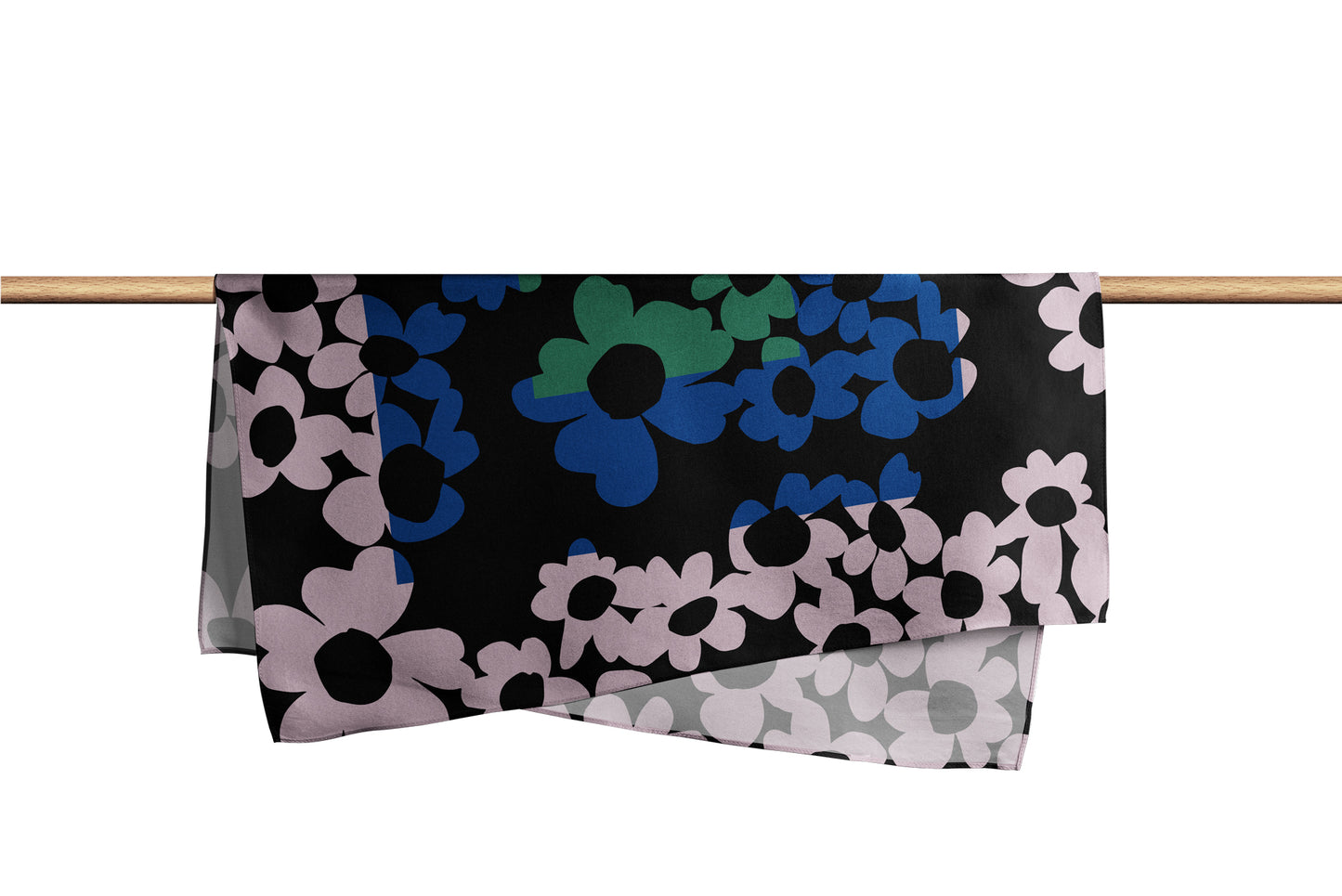 Pañuelo ECLIPSE FLORAL | Negro
