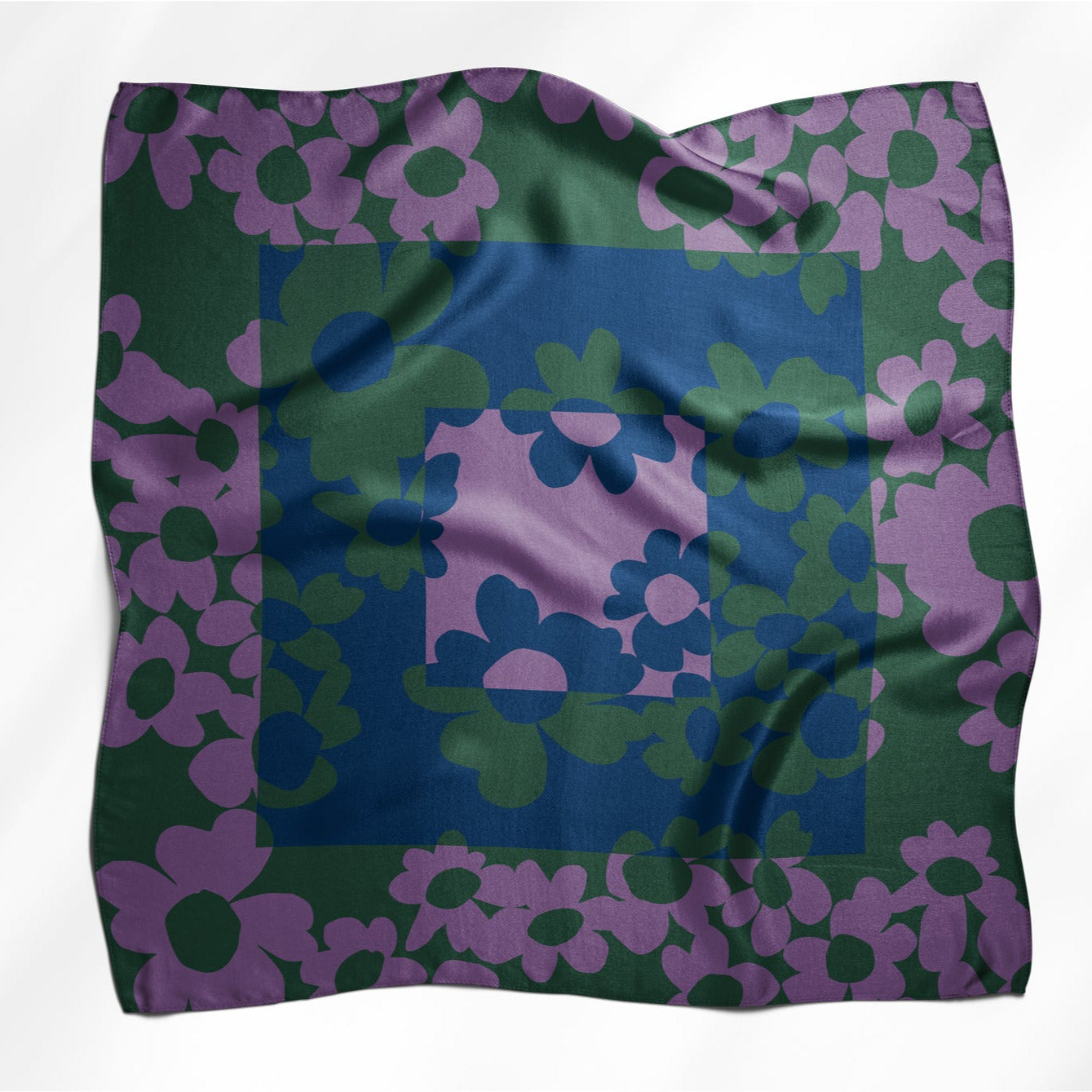 Pañuelo ECLIPSE FLORAL | Verde