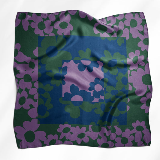 Pañuelo ECLIPSE FLORAL | Verde
