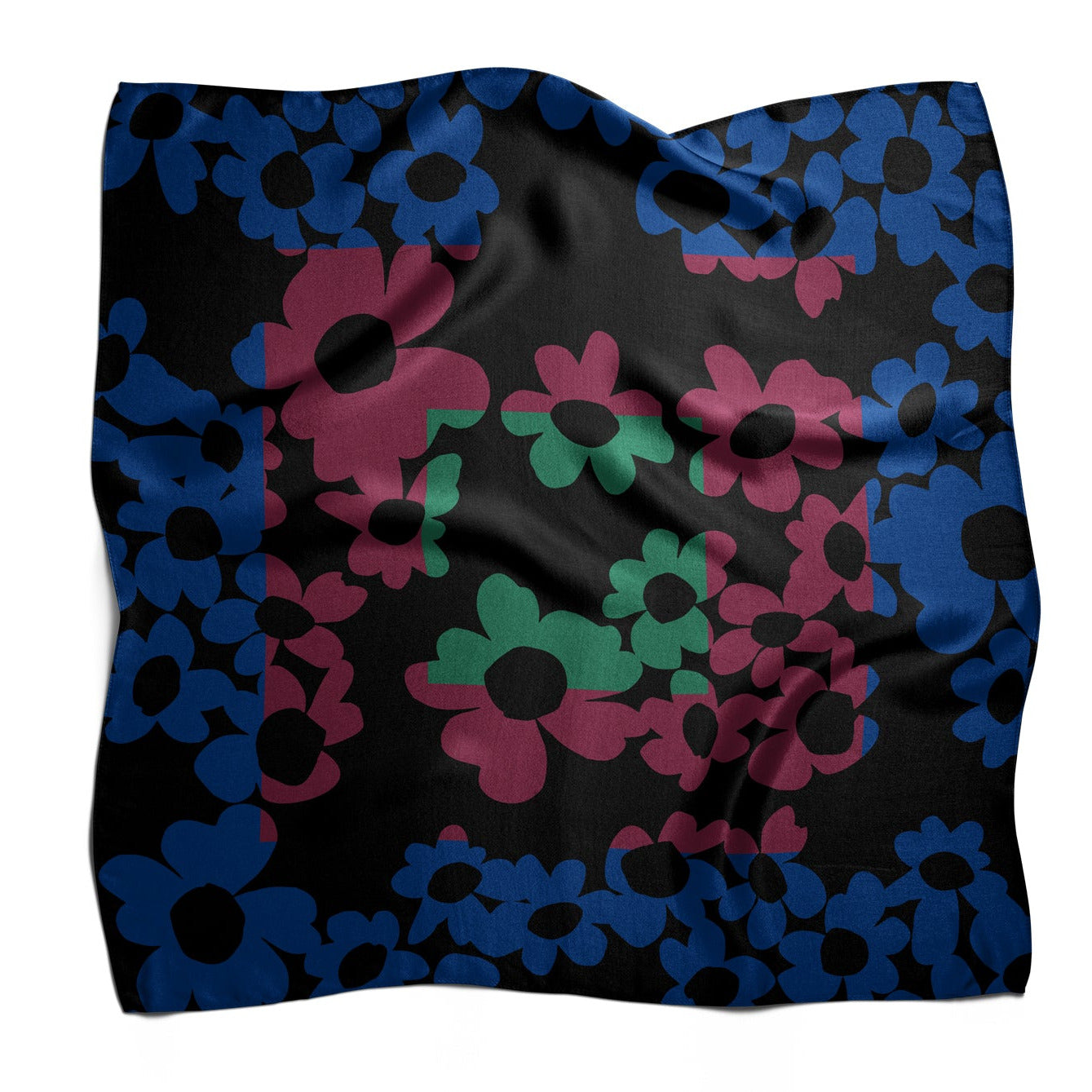 Pañuelo ECLIPSE FLORAL | Azul