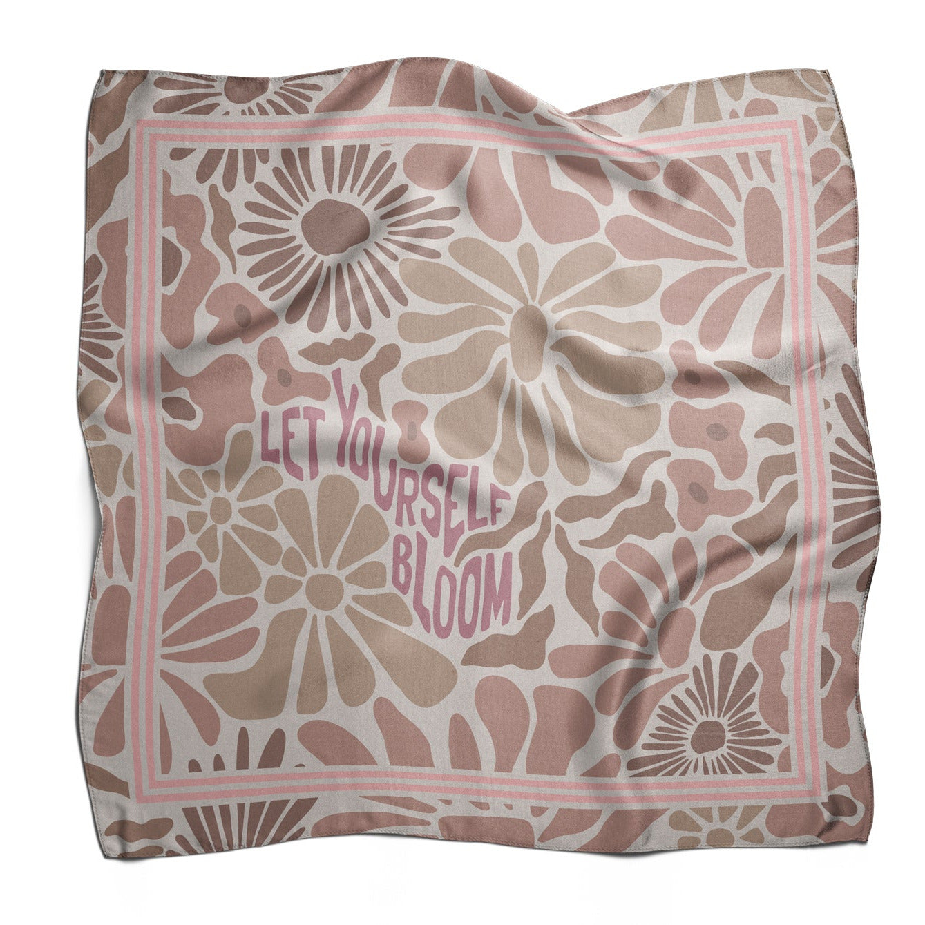 Pañuelo LET YOURSELF BLOOM | Creme