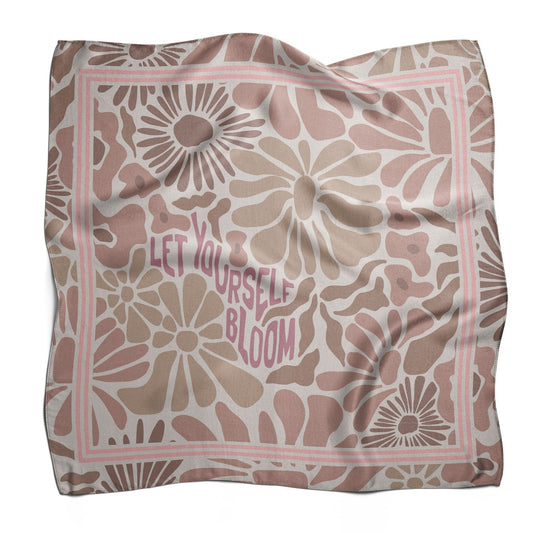 Pañuelo LET YOURSELF BLOOM | Creme