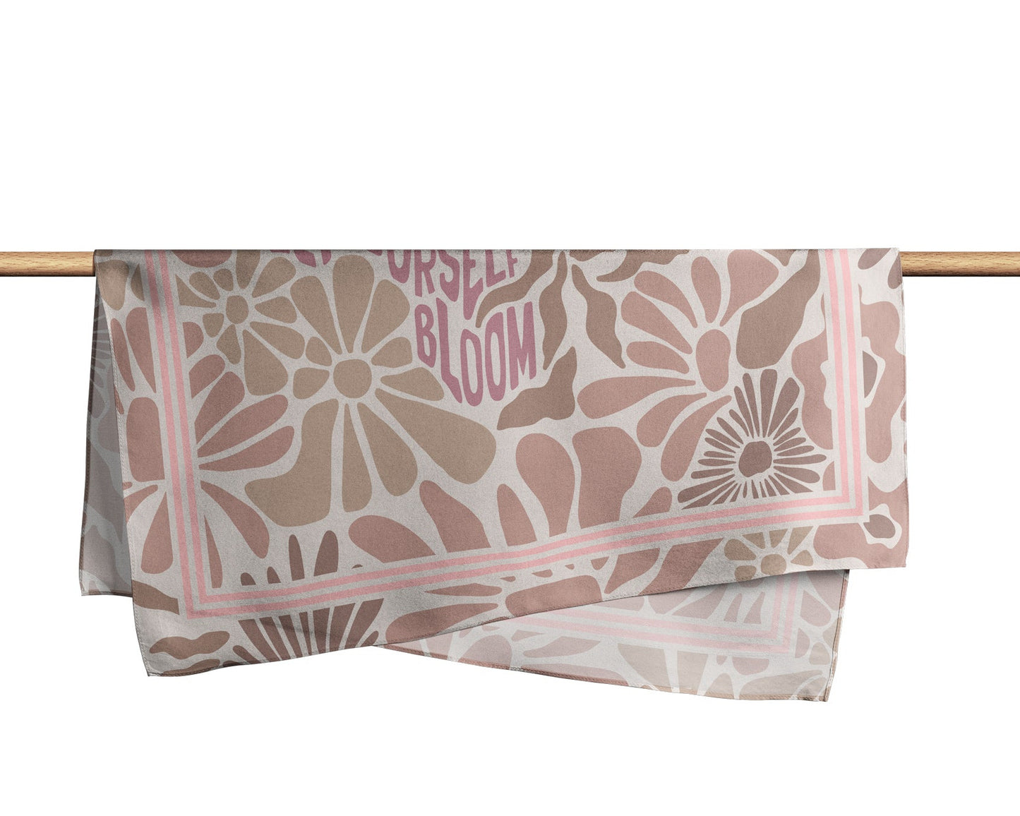 Pañuelo LET YOURSELF BLOOM | Creme