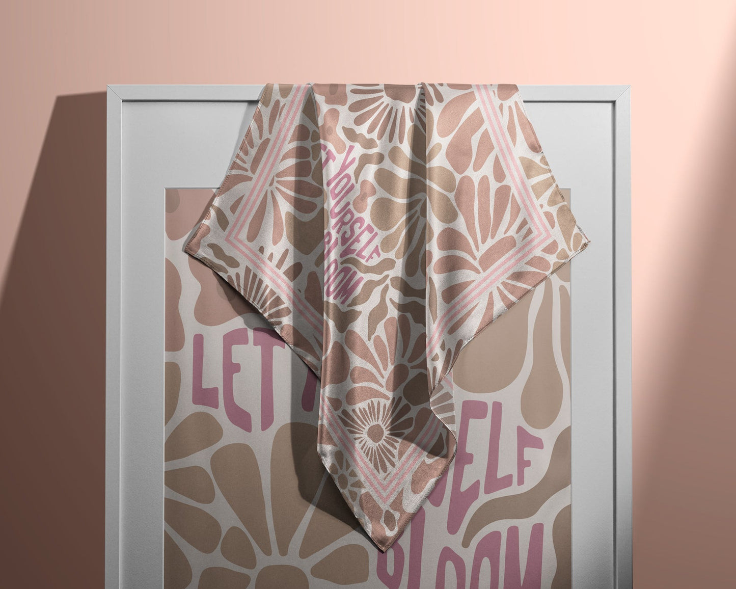 Pañuelo LET YOURSELF BLOOM | Creme