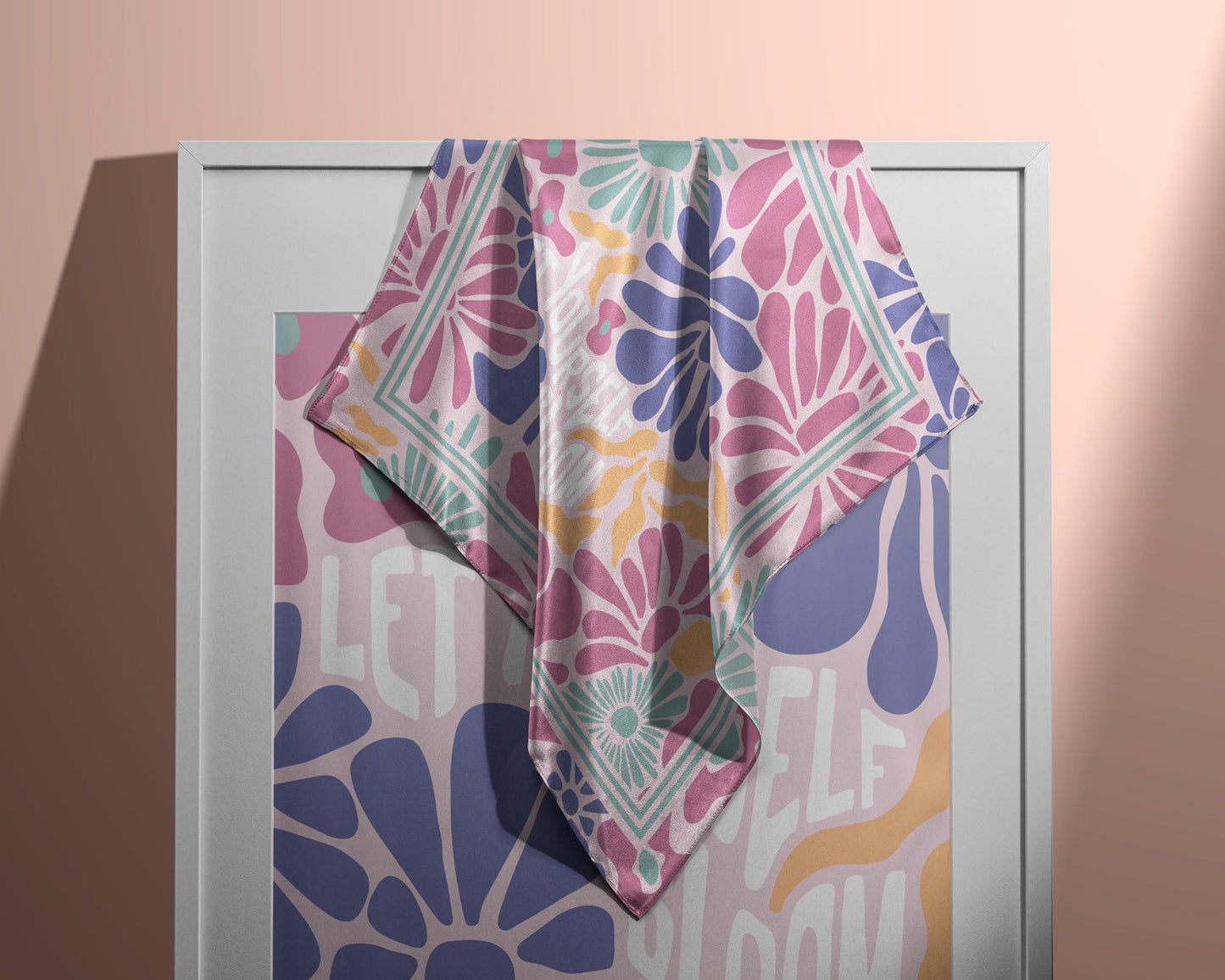 Pañuelo LET YOURSELF BLOOM | Rosa