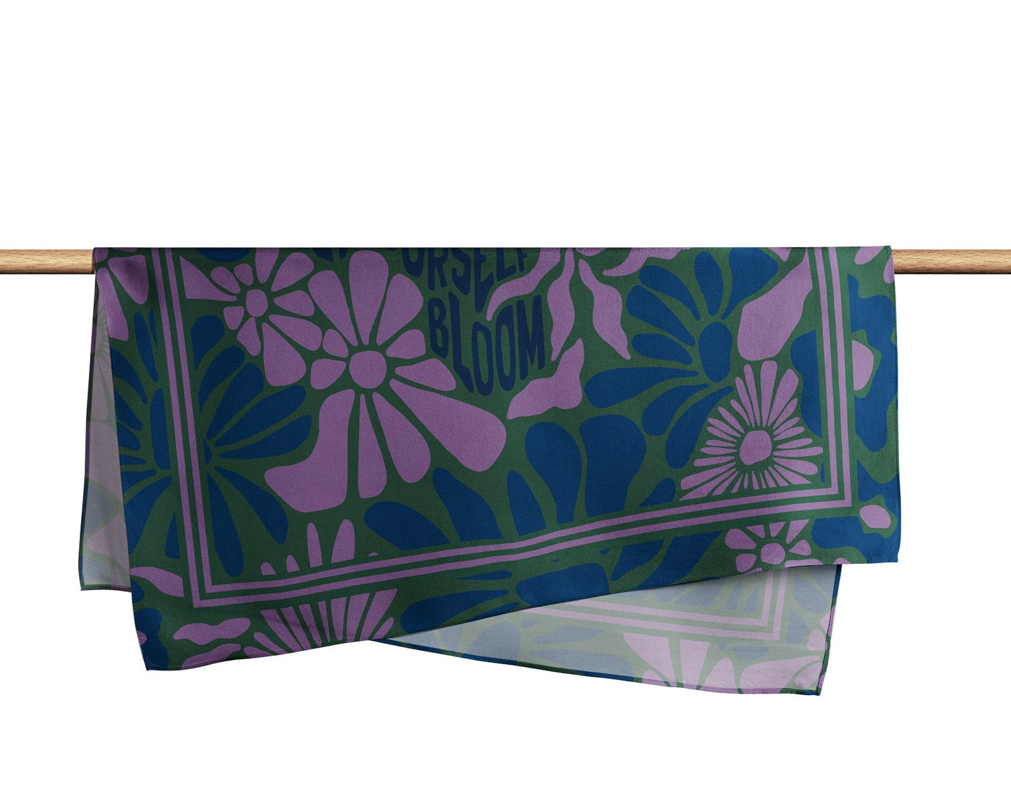 Pañuelo LET YOURSELF BLOOM | Verde