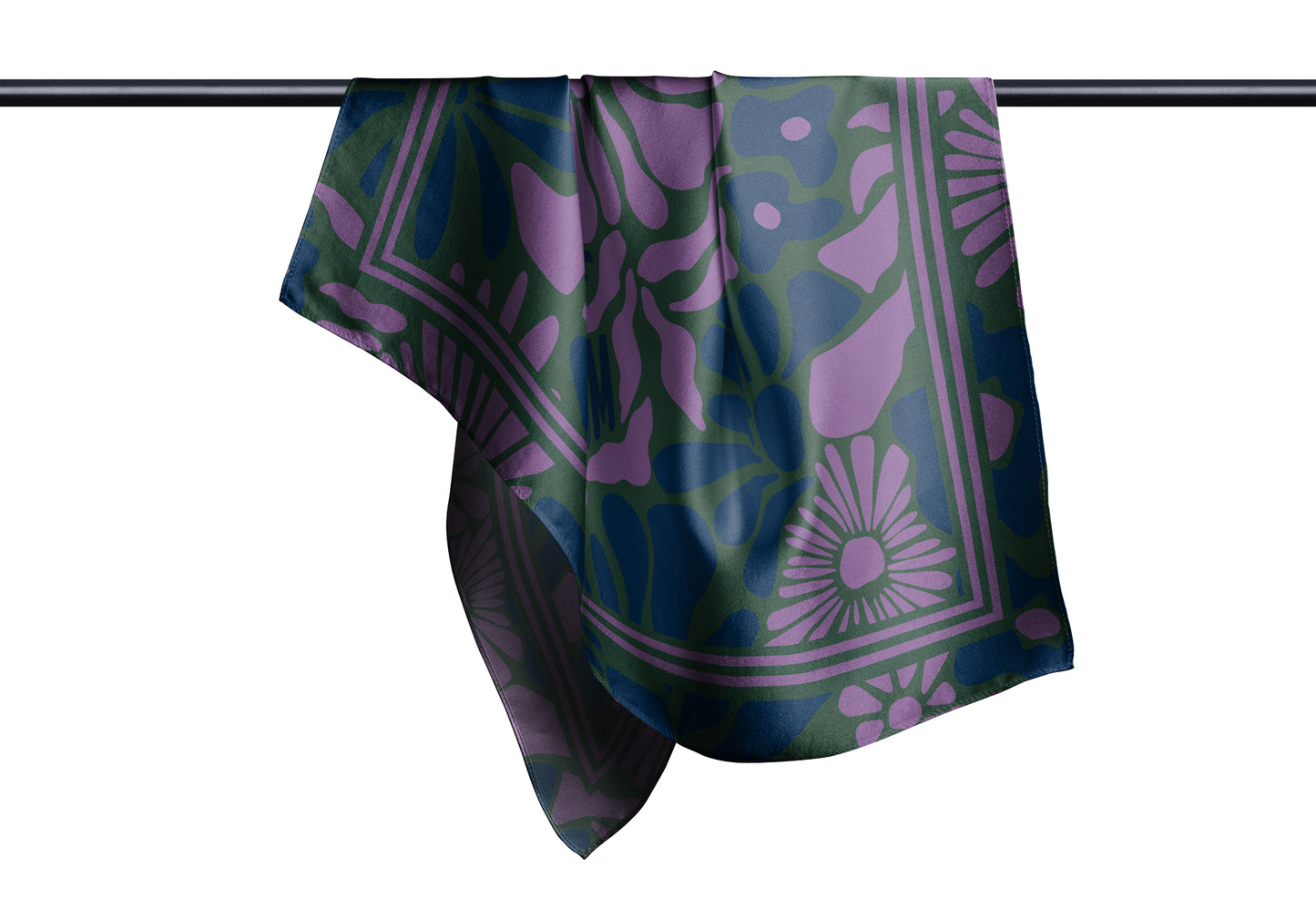 Pañuelo LET YOURSELF BLOOM | Verde