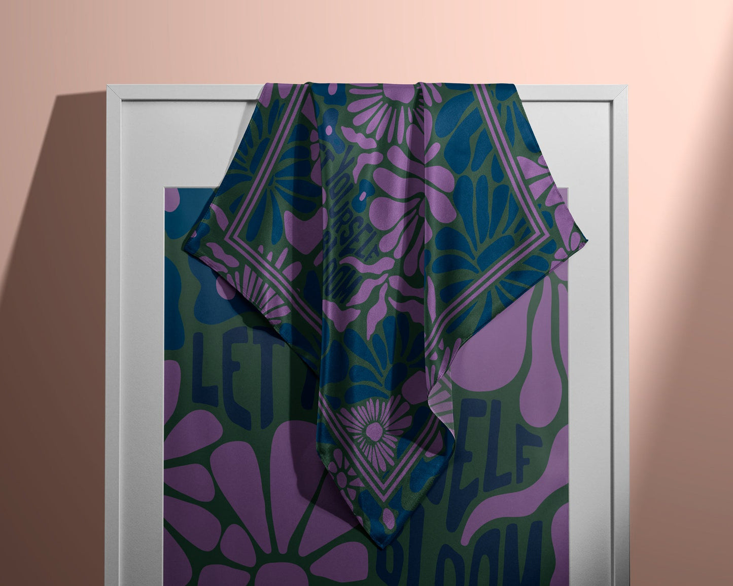 Pañuelo LET YOURSELF BLOOM | Verde