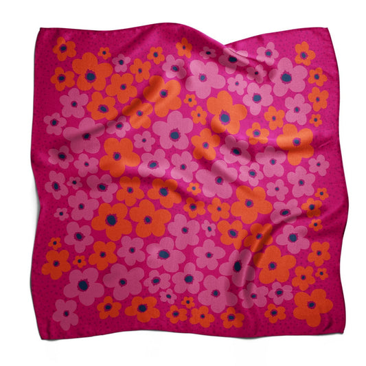 Pañuelo JARDÍN SECRETO | Fucsia