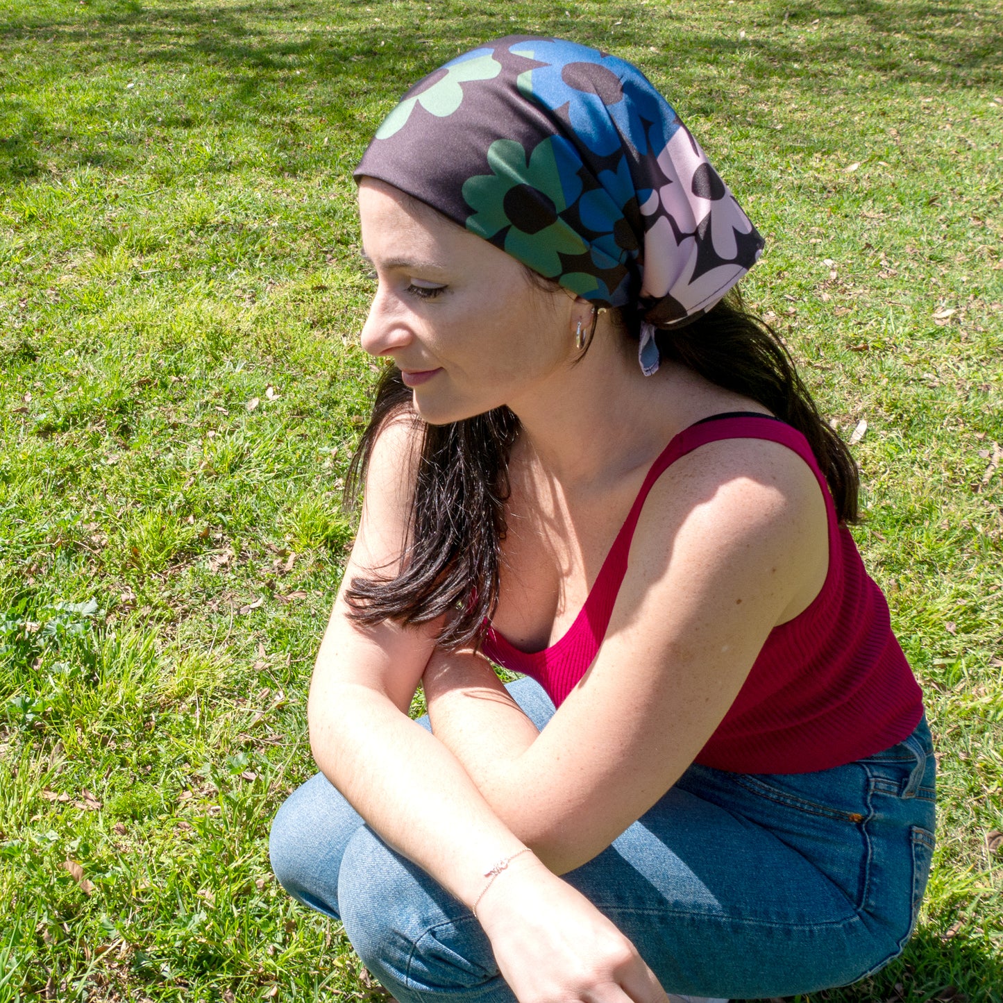 Pañuelo ECLIPSE FLORAL | Negro
