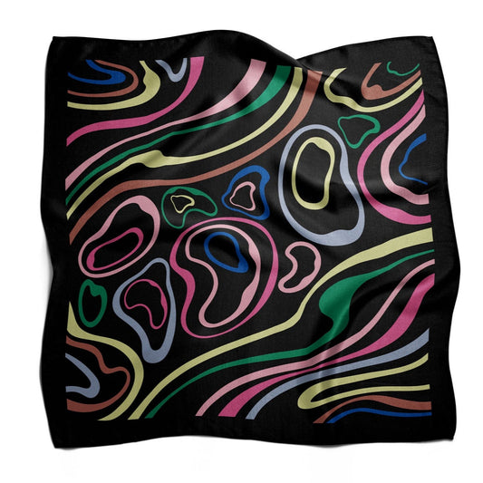 Pañuelo PSICODELIA | Negro