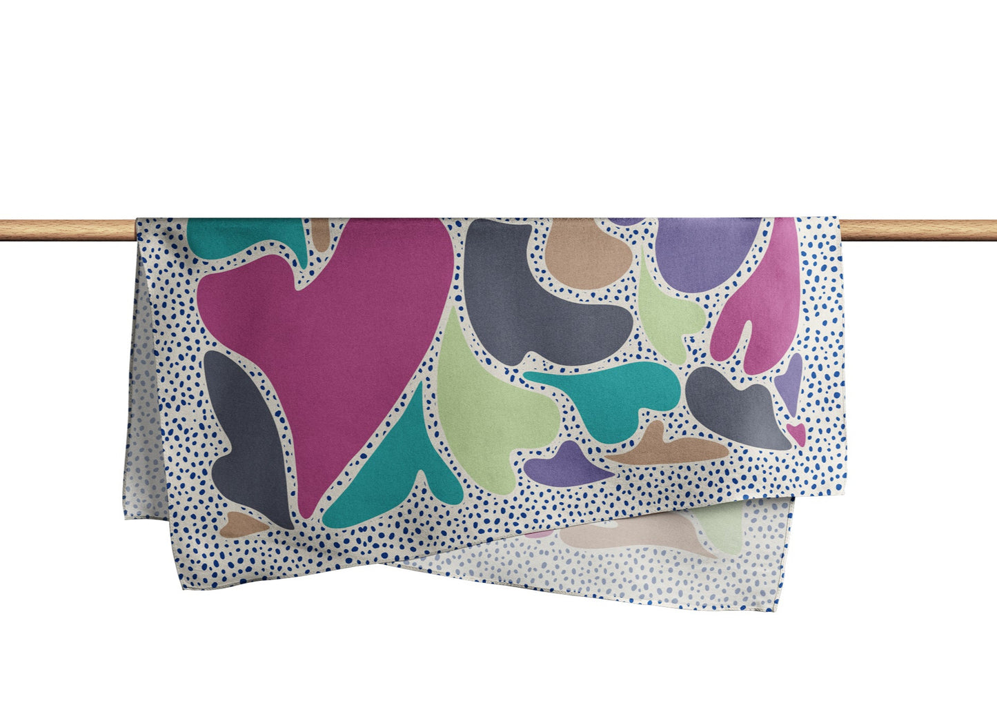 Pañuelo CORAZÓN DANZANTE | Creme