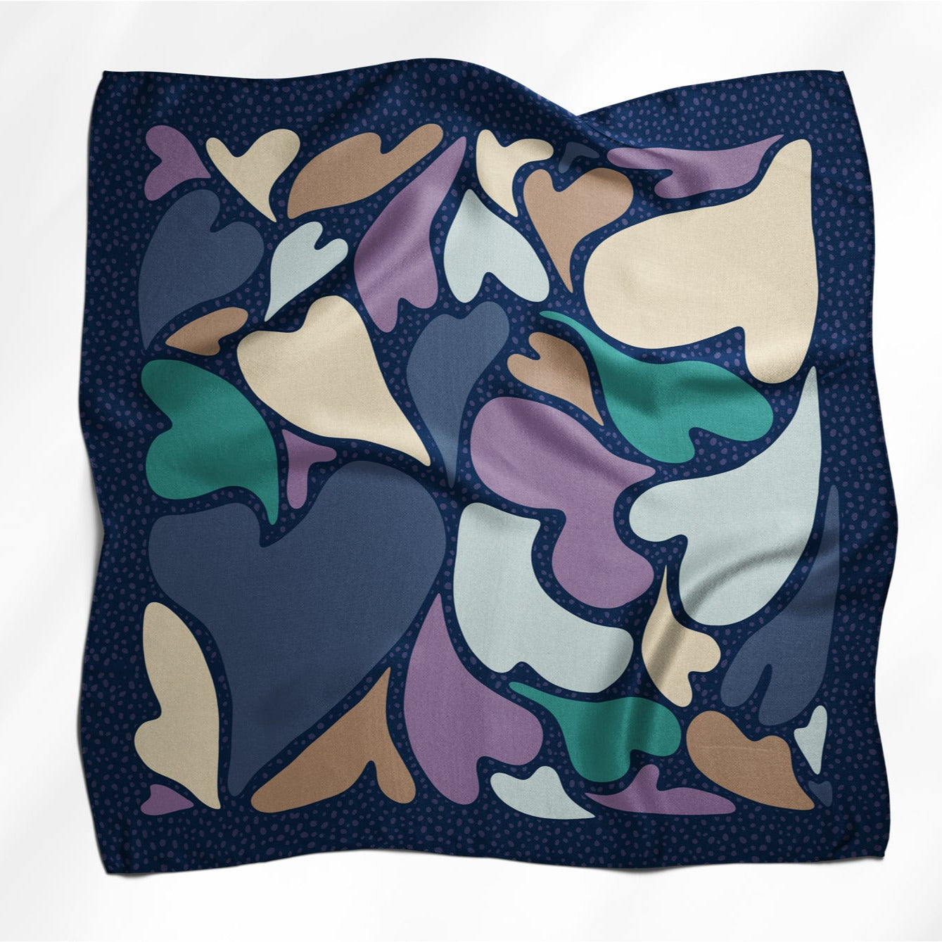 Pañuelo CORAZÓN DANZANTE | Azul